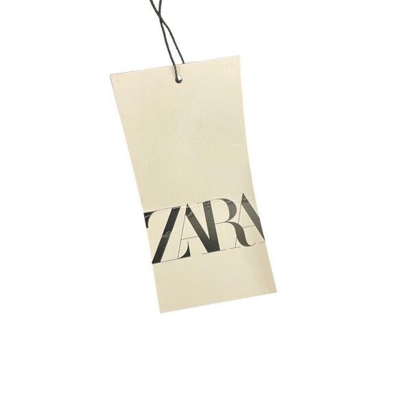 Zara Womens Dress XL Black Embroidered Eyelet Midi Backless A-Line 5107/246 NWT - Picture 5 of 10